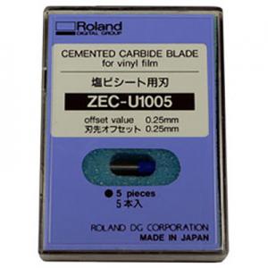 Roland DGA Part Number ZEC-U1005 for 45°/.25 Offset Premium Blade, 5 pk- All Purpose X