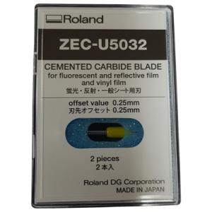 Roland DGA Part Number ZEC-U5032 for 45°/.25 Offset Premium Blade, 2 pk- All Purpose X