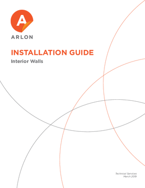 Install Guide For Arlon DPF 4200 Wall PSA Print Media